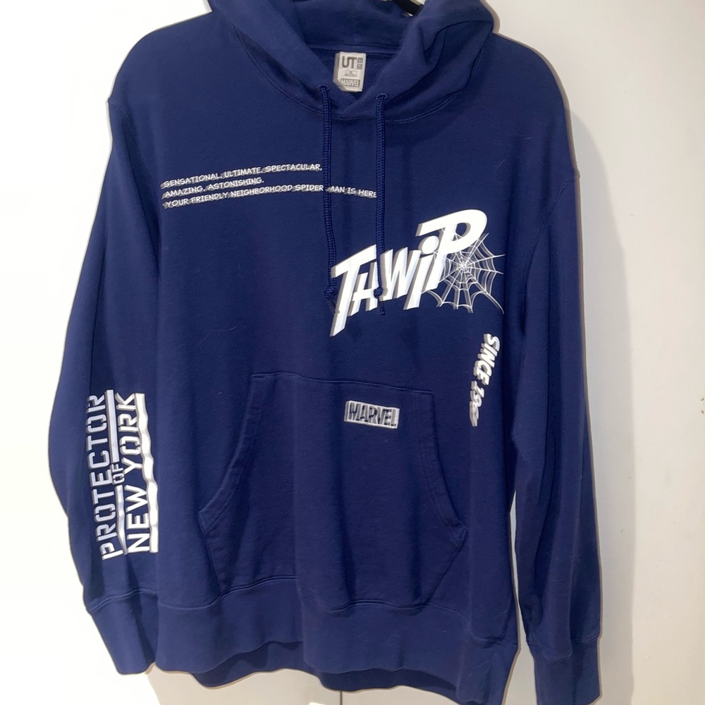 Marvel Navy Graphic Hoodie